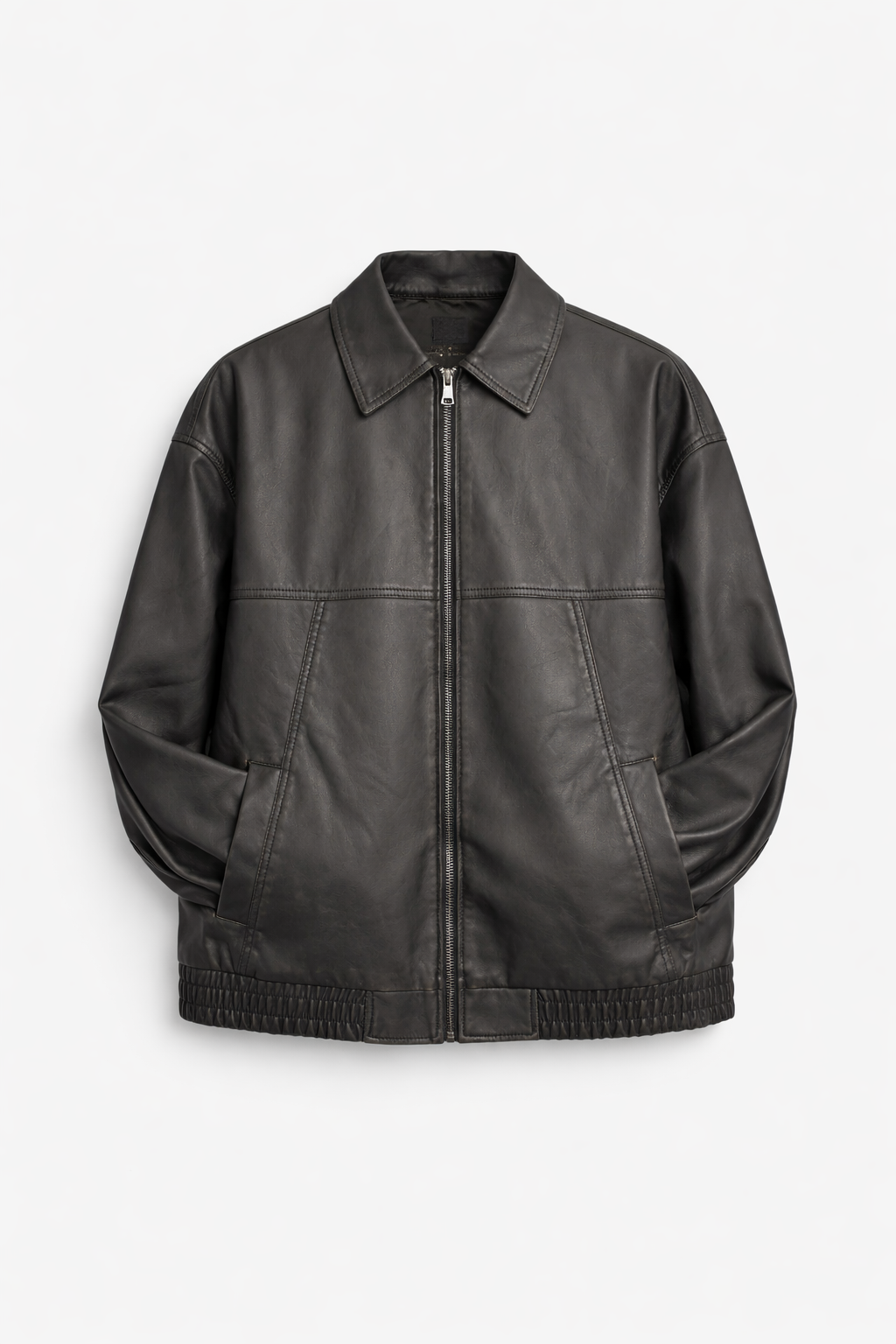 Oversized Leather Jacket